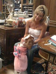 Dixie in haloween costume